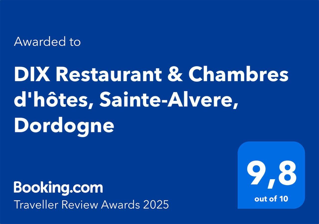 Dix Restaurant & Chambres D'Hotes, Sainte-Alvere, Dordogne エクステリア 写真